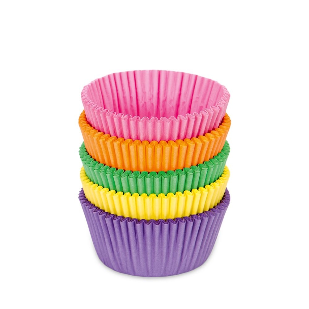 Städter - Paper baking pan - Multicoloured - 100 pieces - different sizes