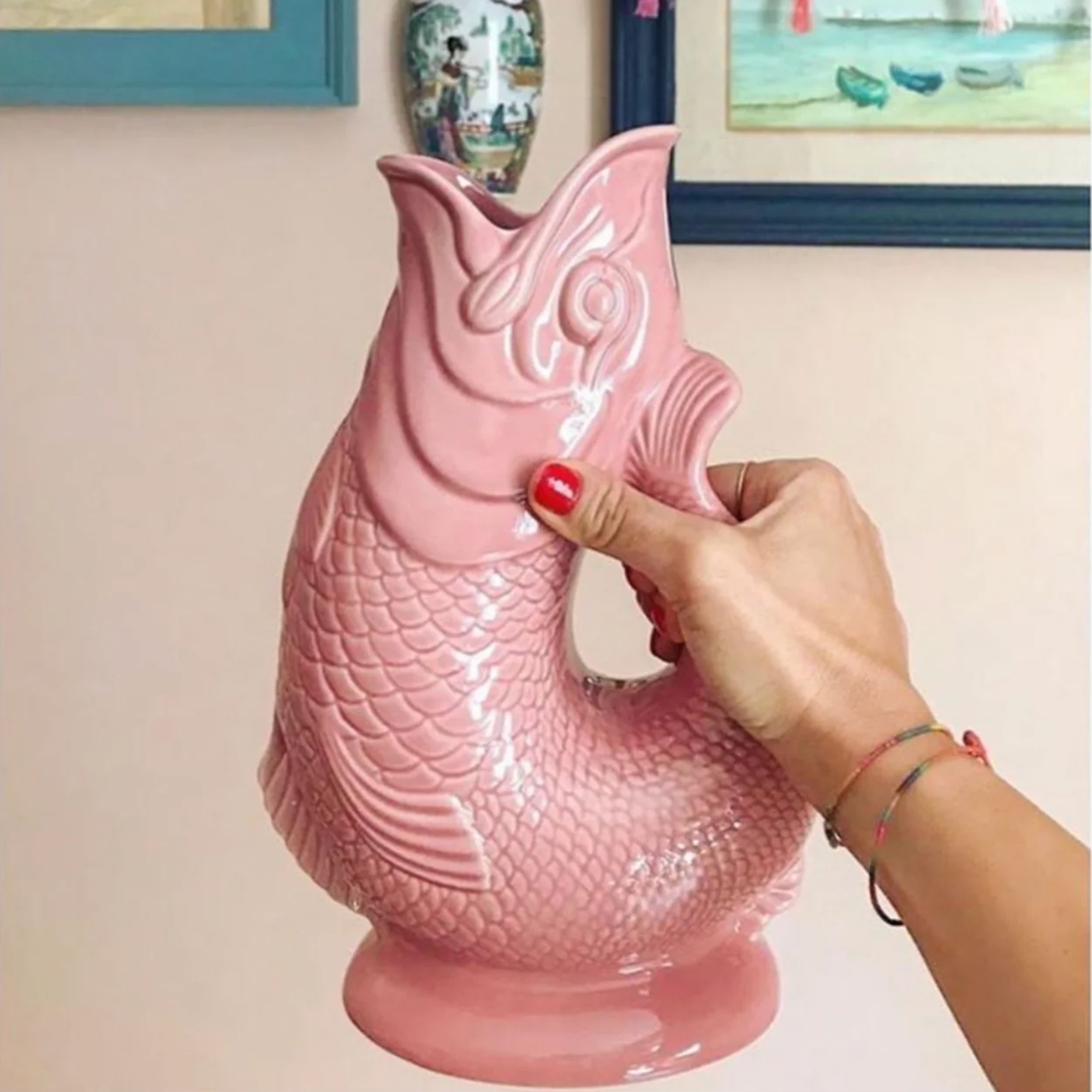 Gluckigluck - Ceramic Carafe L - Pink