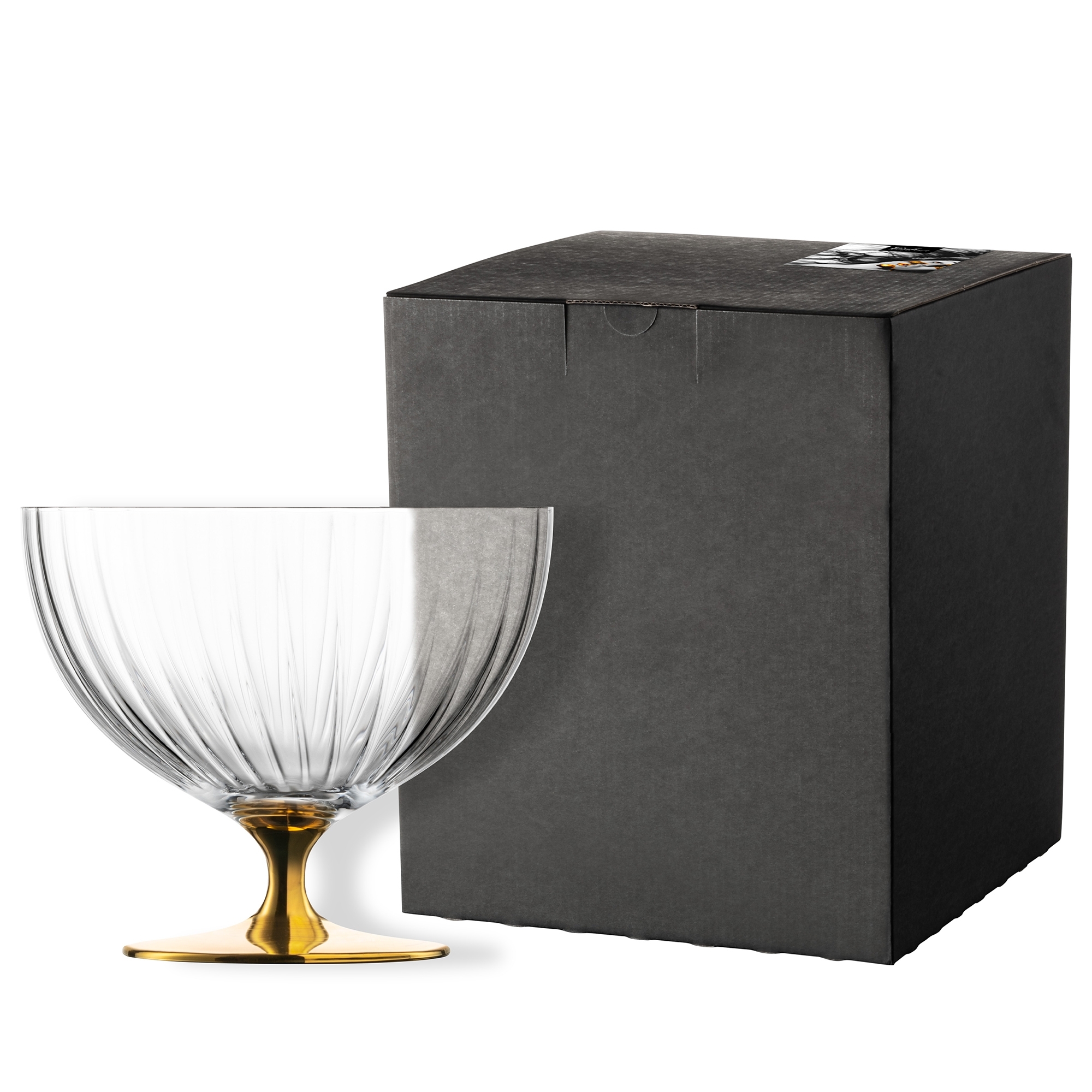 Eisch - Schale auf Fuß 22 cm, gold