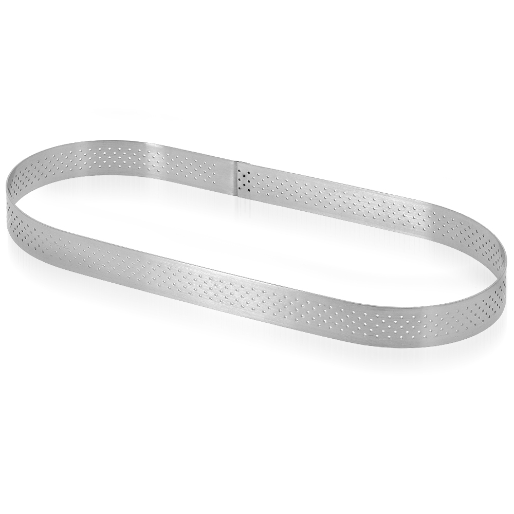 de Buyer - Tortenring Oval - Höhe 2 cm - Valrhona de Buyer - Tortenring Oval - Höhe 2 cm - Valrhona