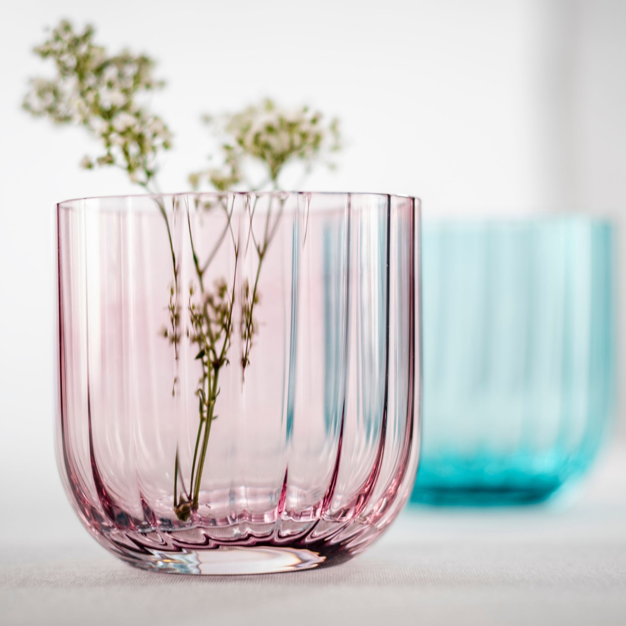 Zwiesel Glas - Vase+Windlicht-Set Dialogue - Taupe