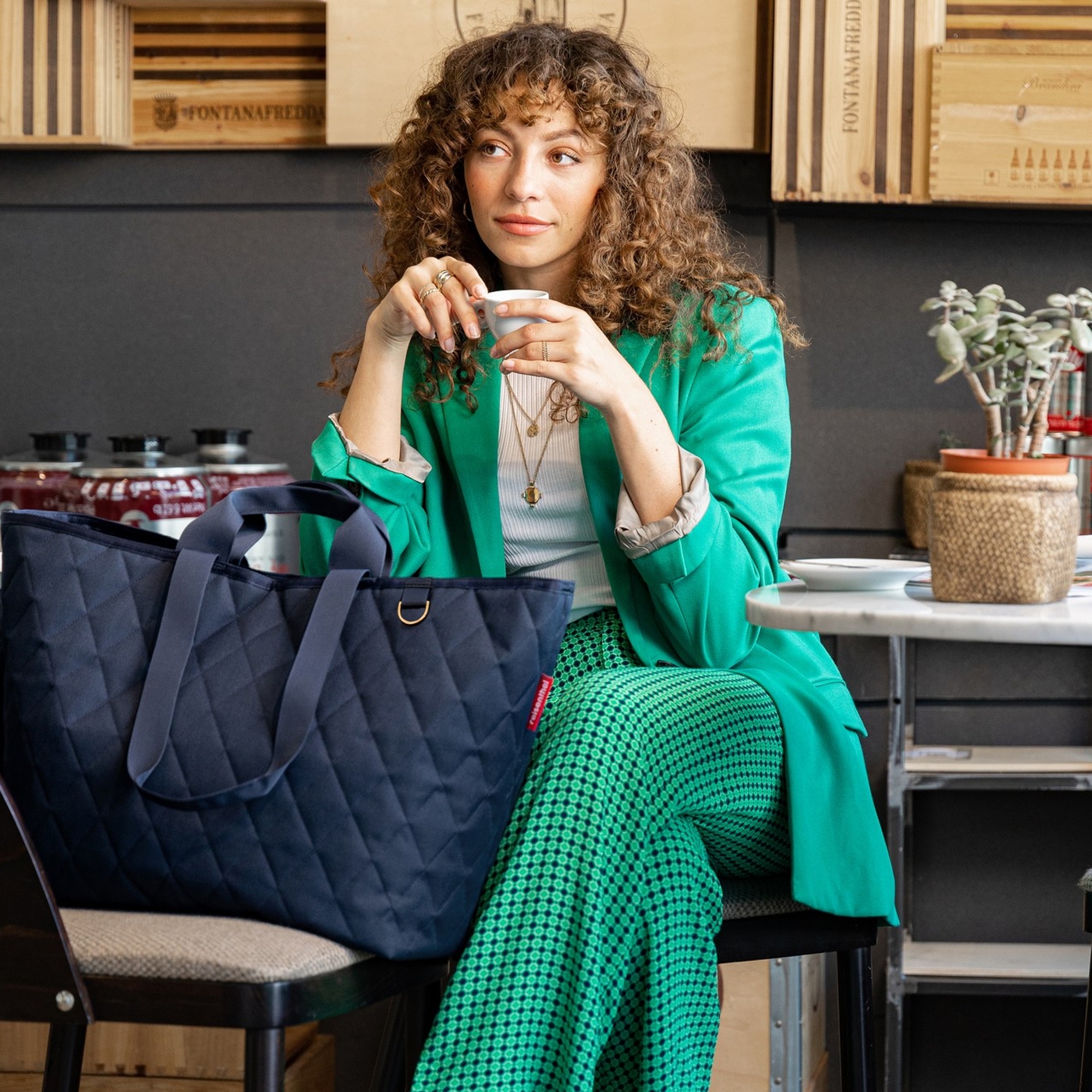 reisenthel - classic shopper XL - midnight gold