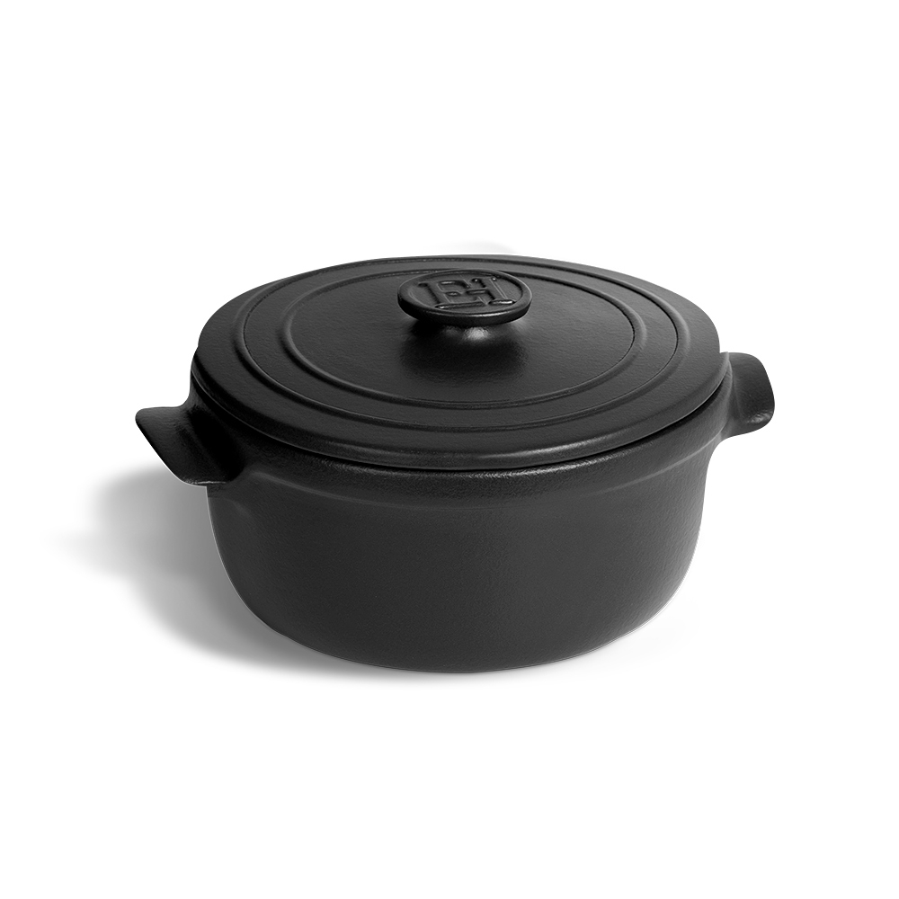 Emile Henry - SOLO Mini-Casserole Ø 17 cm I 650 ml - Basalt