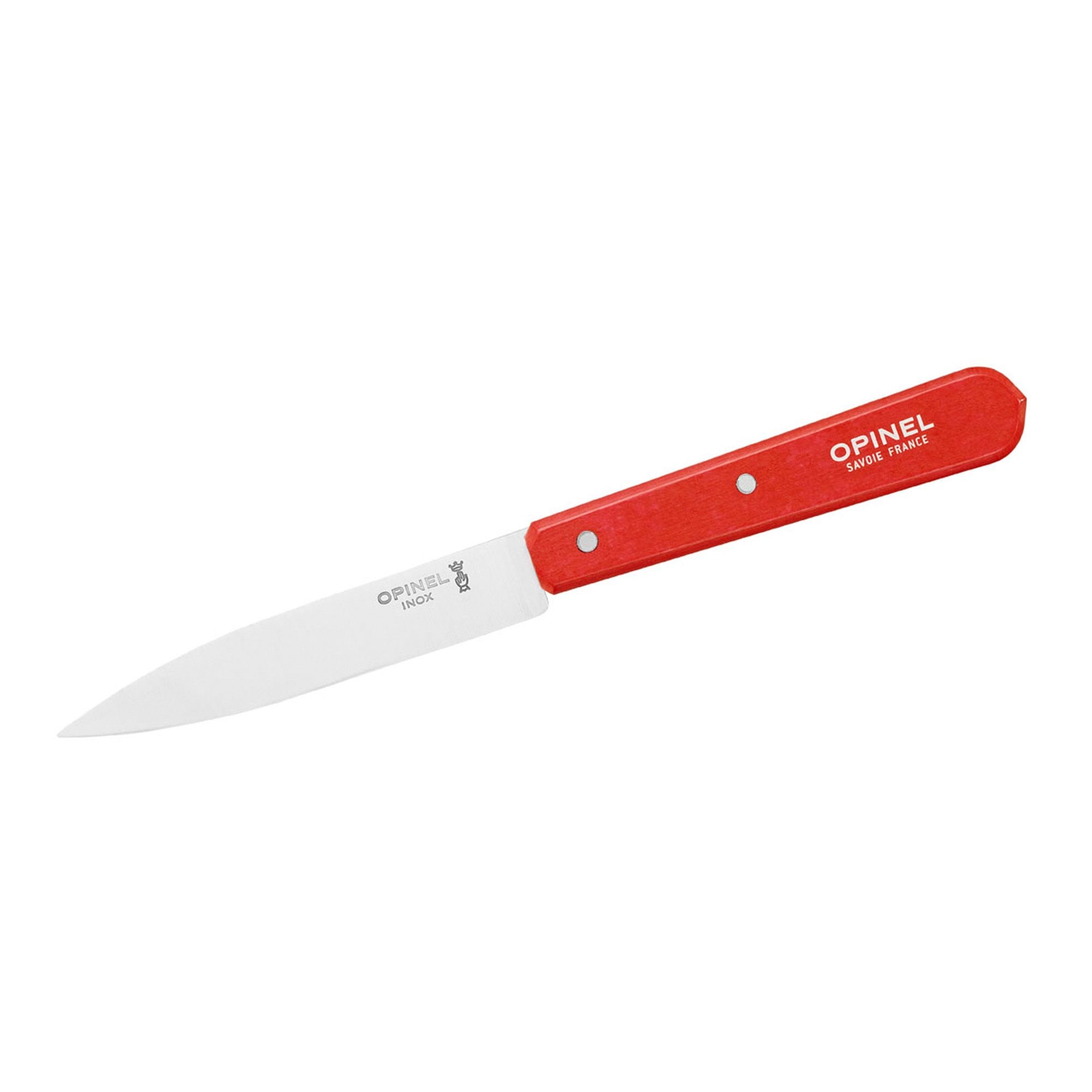 Opinel No 112 PAYSAGE vegetable knife with red handle