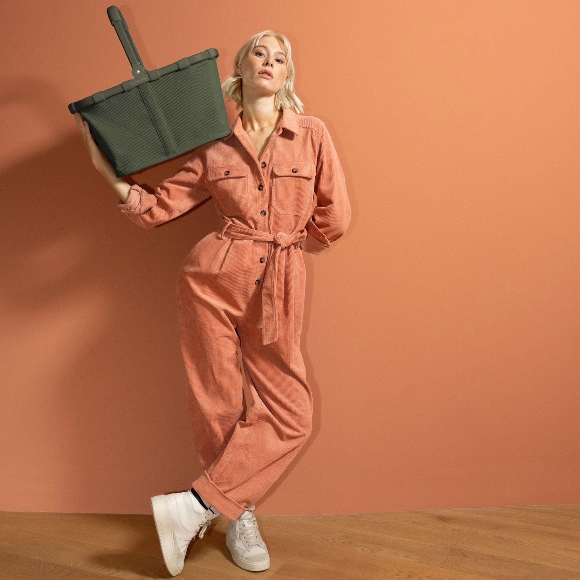 reisenthel - carrybag - cord dark matcha