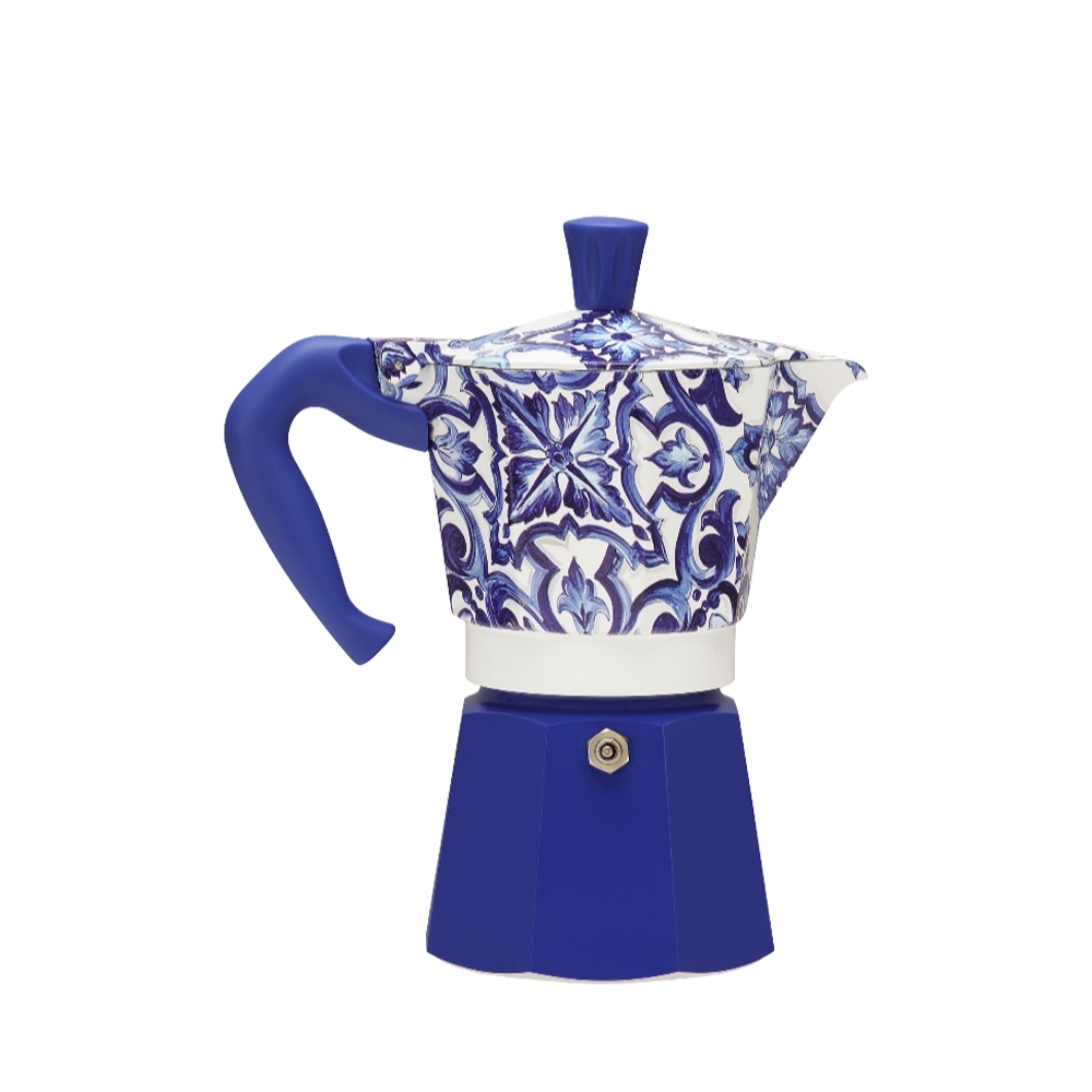 Bialetti - Moka Express 6 Tassen - Dolce & Gabbana Blu Mediterraneo
