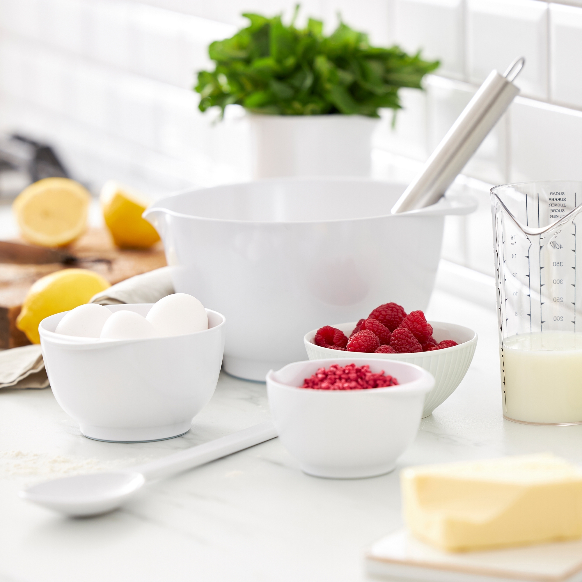 Rosti - NEW Margrethe Mixing Bowl - 0.75 l - White Rosti - NEW Margrethe Mixing Bowl - 0.75 l - White