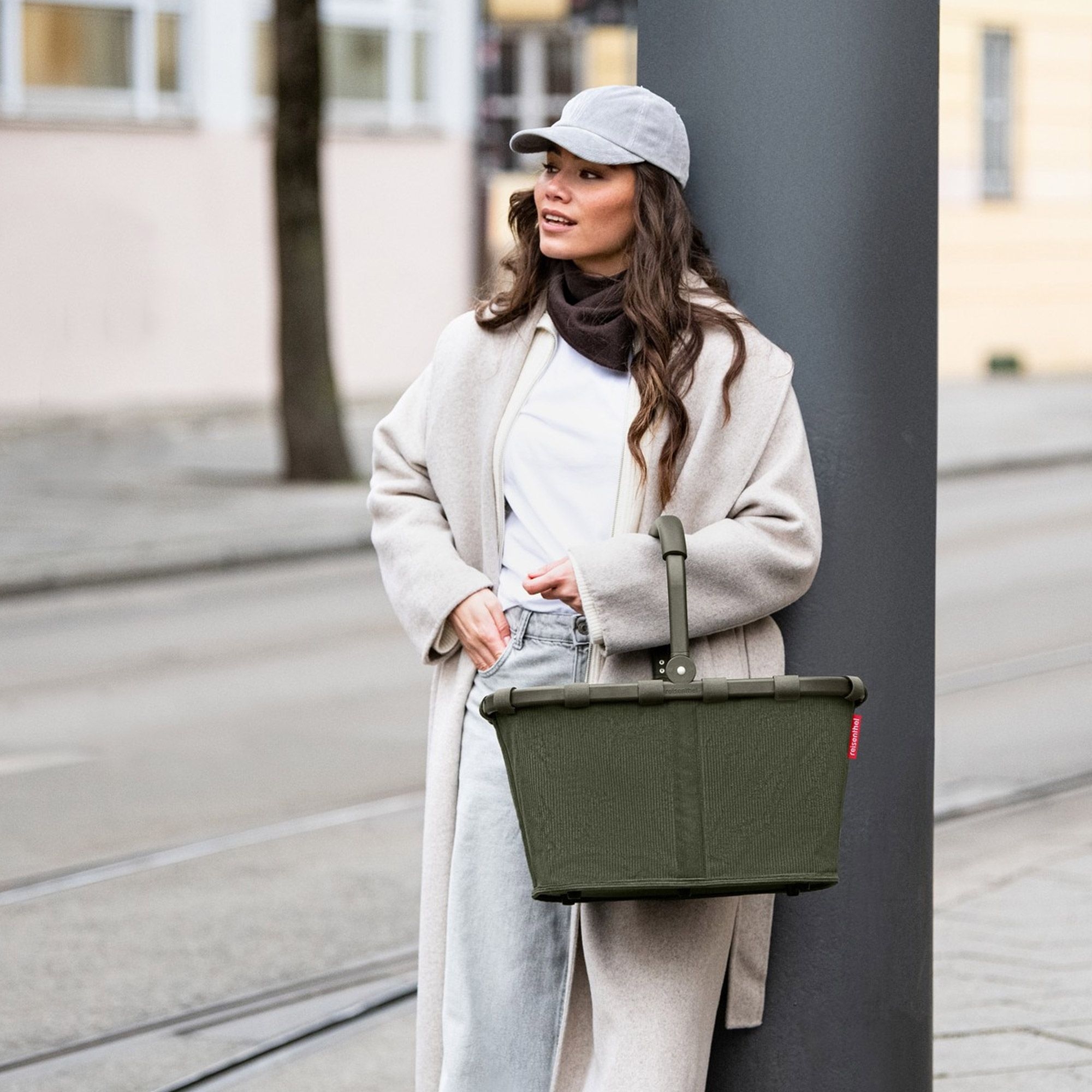 reisenthel - carrybag - cord dark matcha