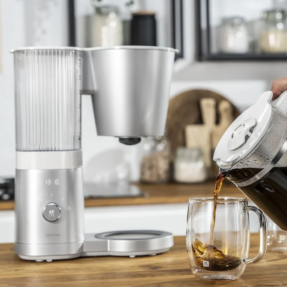 ZWILLING - Filter coffee maker | ENFINIGY | Silver-White ZWILLING - Filter coffee maker | ENFINIGY | Silver-White