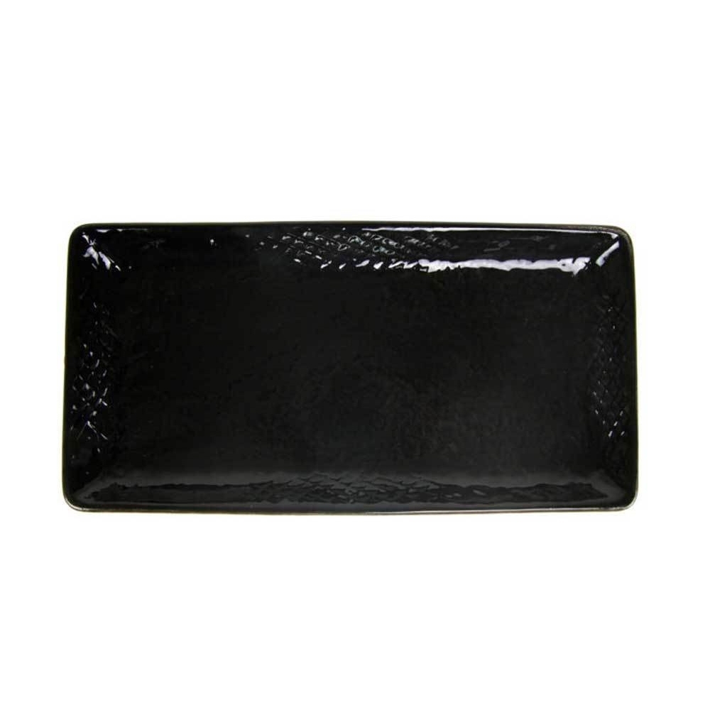 Arcucci - Sushi Platte 30 x 15 cm - Nero-Schwarz