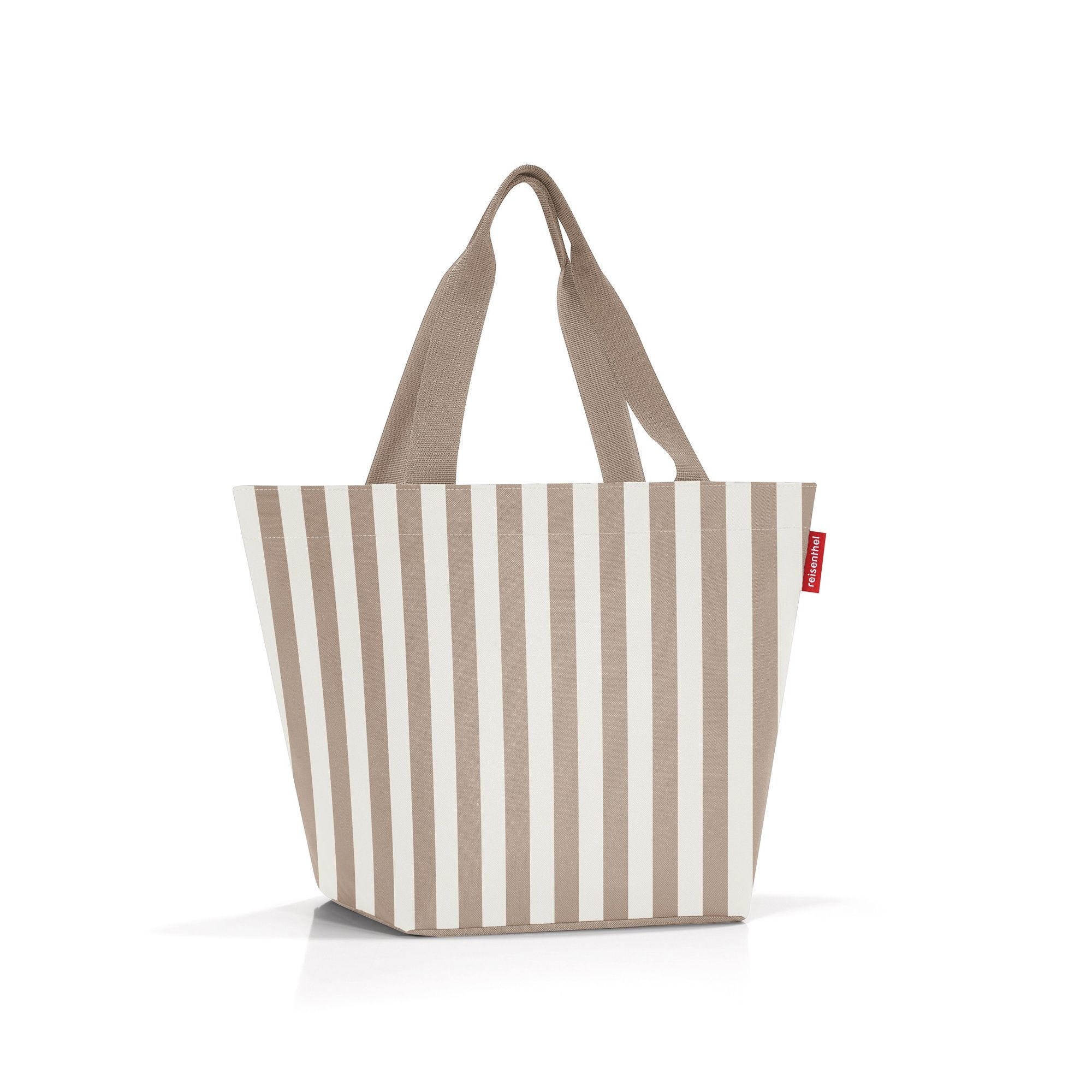 reisenthel - shopper M - summerstripes coffee