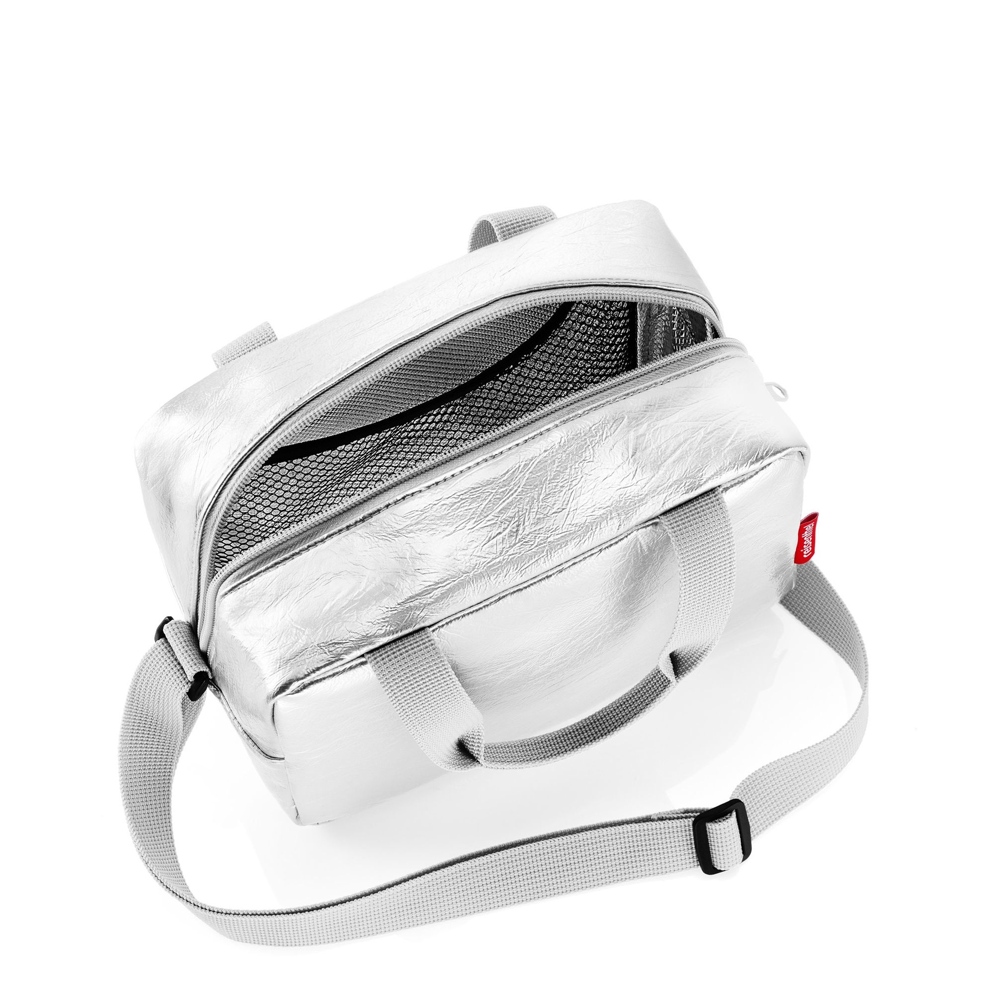 reisenthel - coolerbag to-go - silver crackle