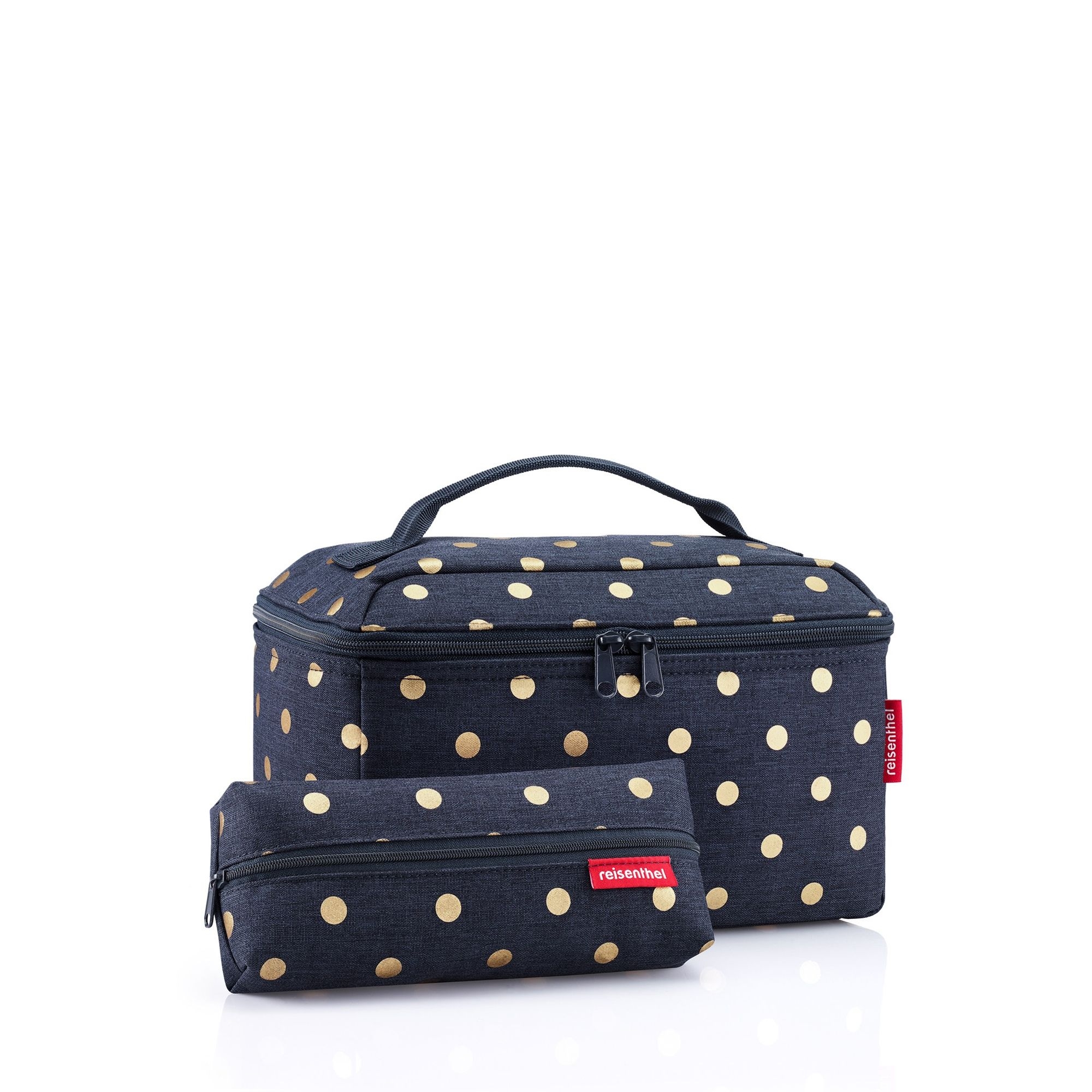 reisenthel - beautycase set # 1 - metallic dots blue reisenthel - beautycase set # 1 - metallic dots blue