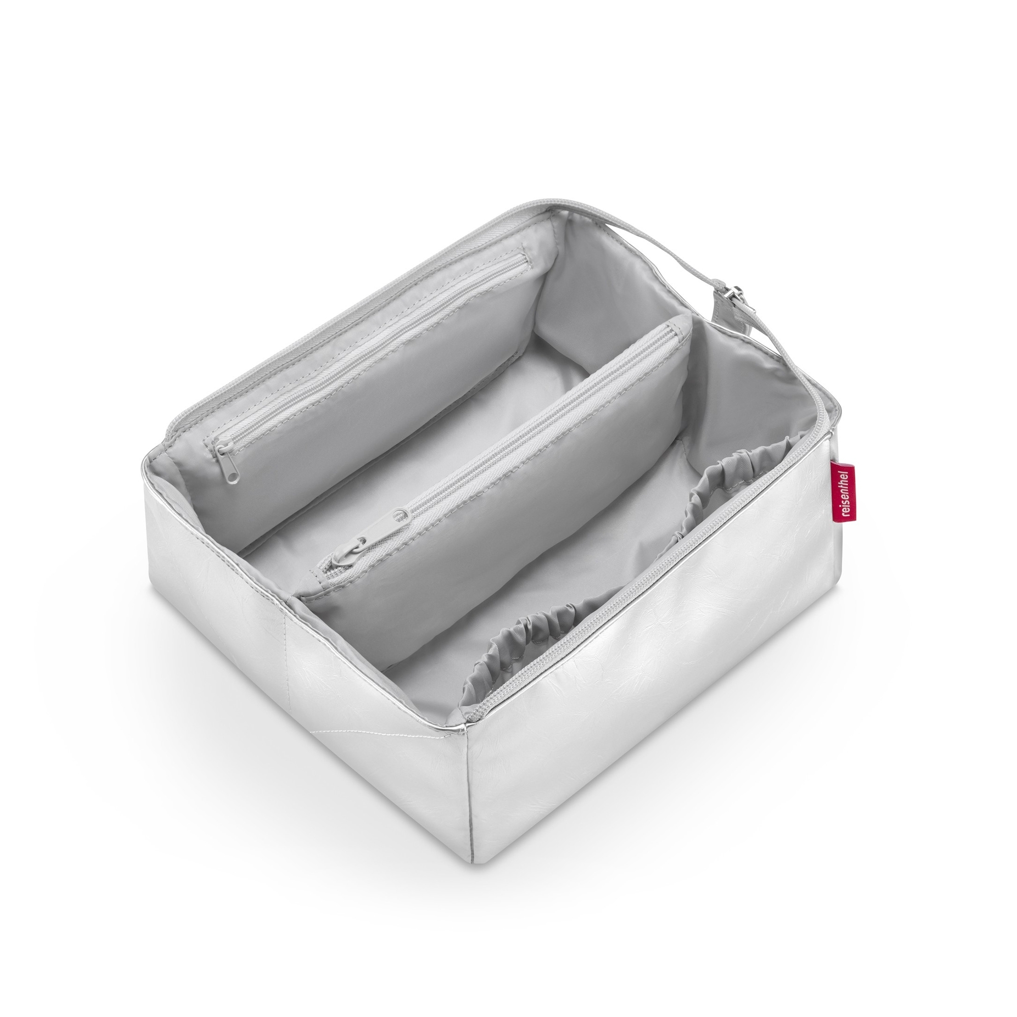 reisenthel - fold case - silver crackle