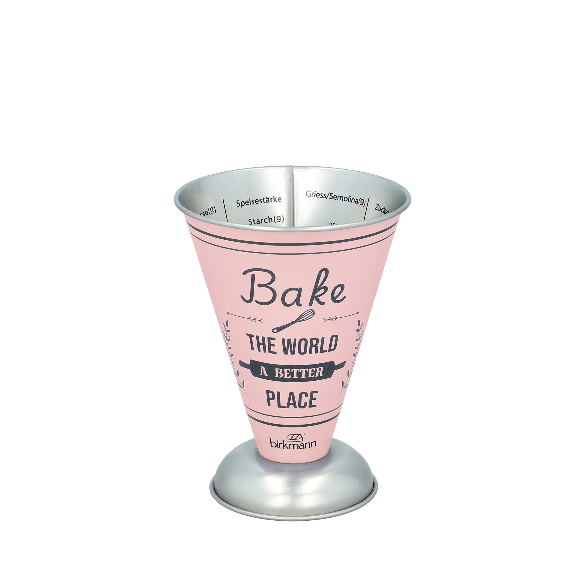 Birkmann Colour Kitchen measuring cup Silk Rose tin