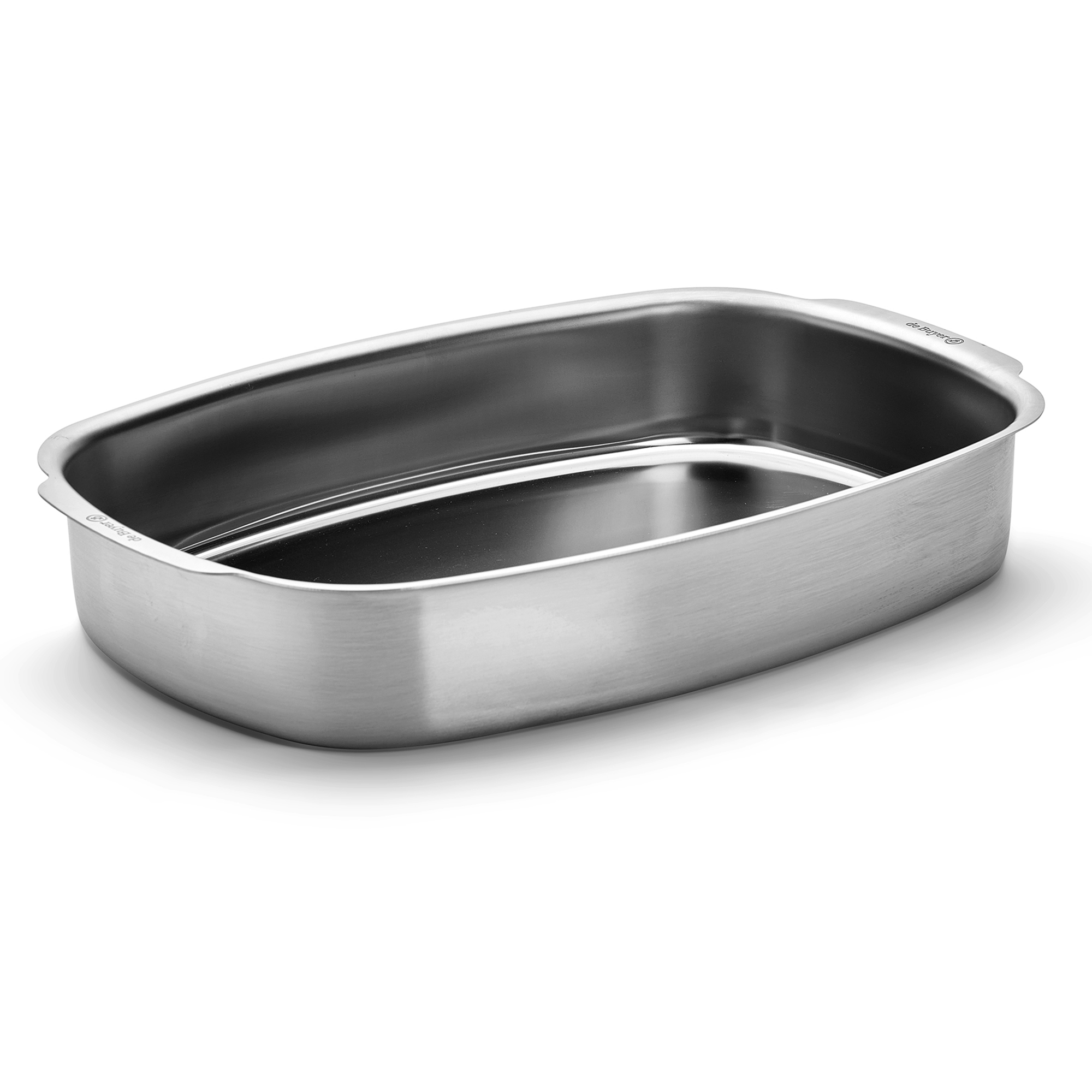 de Buyer - Rectangular stainless steel roasting dish | 38 x 26 cm de Buyer - Rectangular stainless steel roasting dish | 38 x 26 cm
