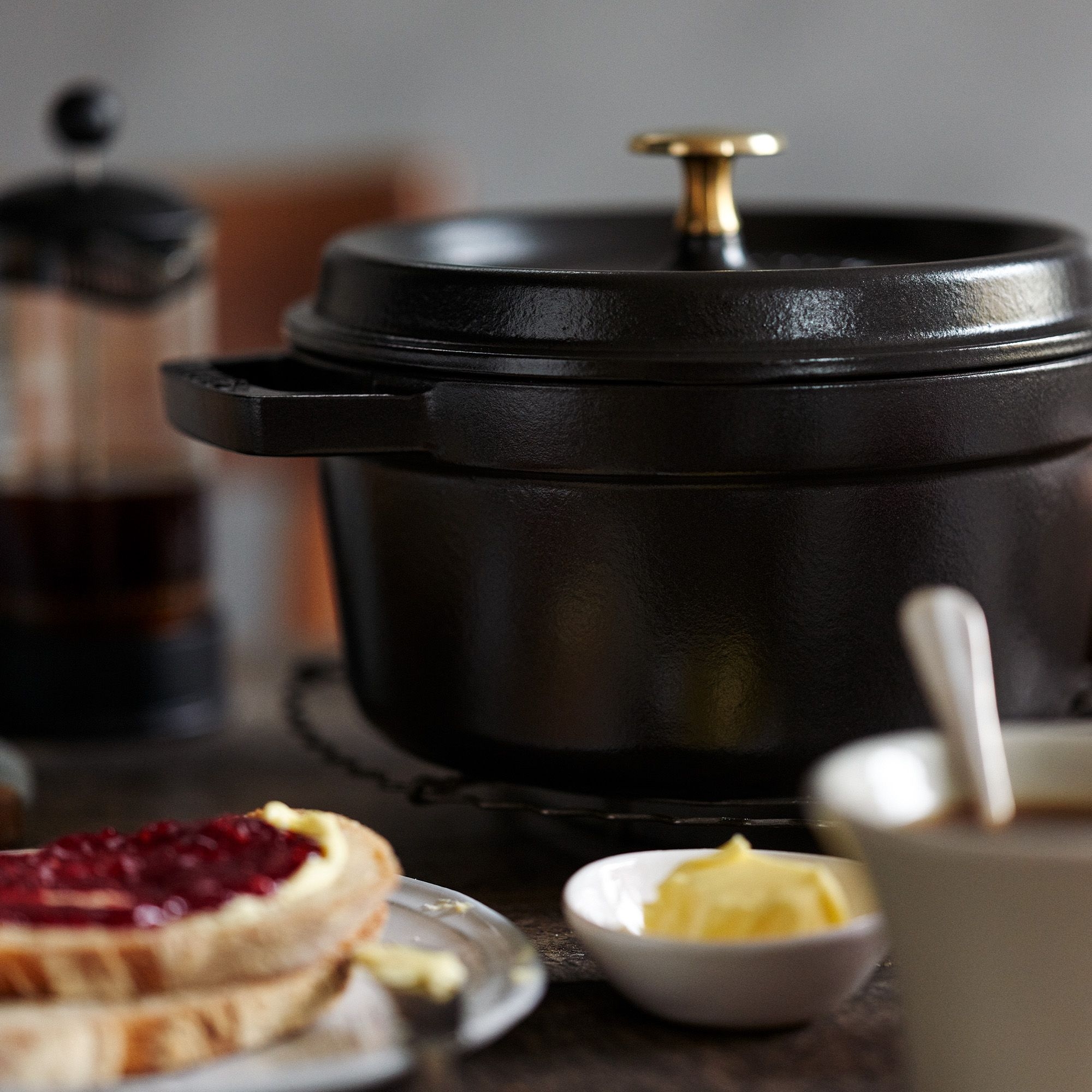 STAUB - Cocotte | round | 18 cm | Black