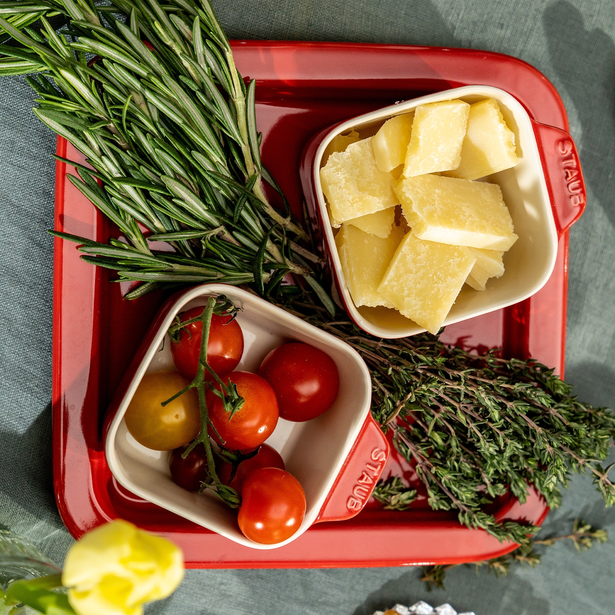 STAUB - Tapas Set | 5-teilig | kirschrot