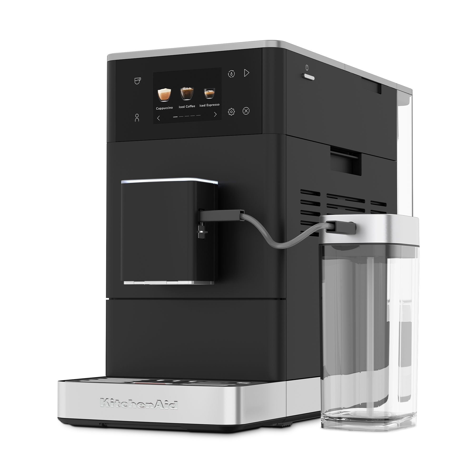 KitchenAid - Kaffeevollautomat KF4 mit Iced Coffee-Funktion - Matt Schwarz