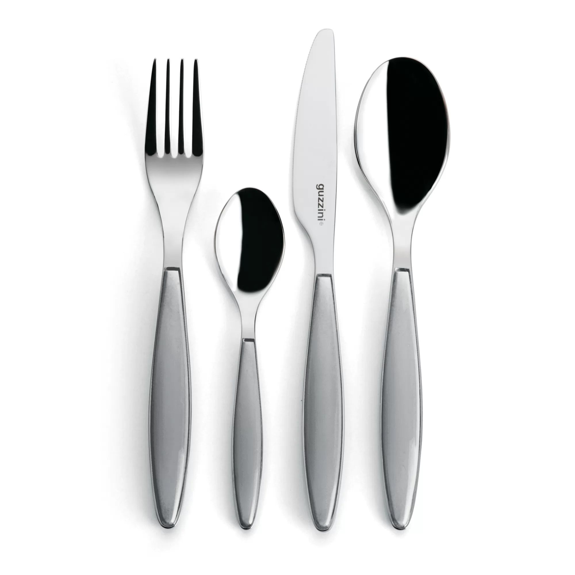 Guzzini - Besteckset Feeling 24-teilig - hellgrau
