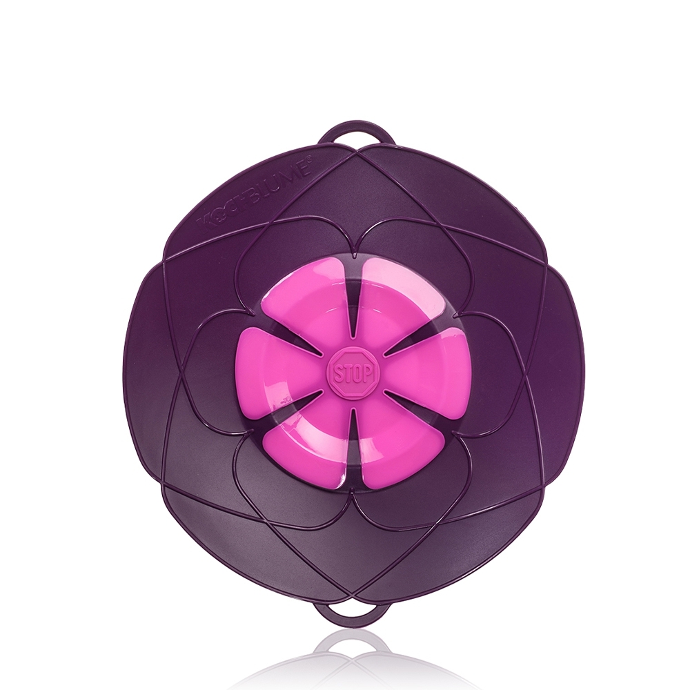 Kochblume - Überkochschutz M 25,5cm, lila