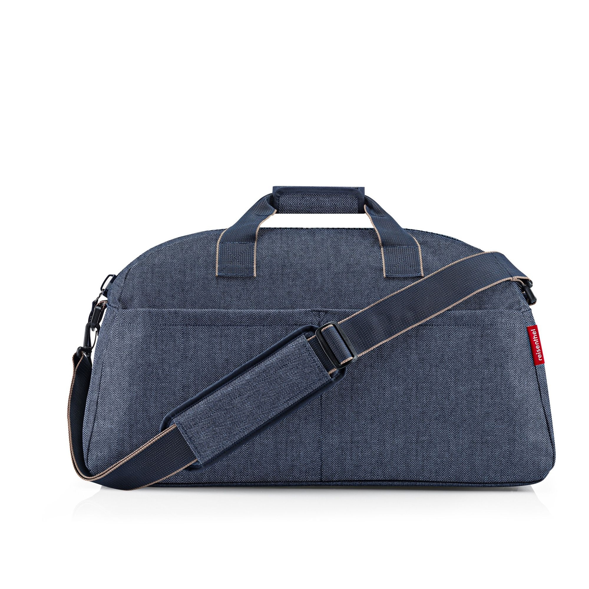 reisenthel - overnighter - herringbone dark blue