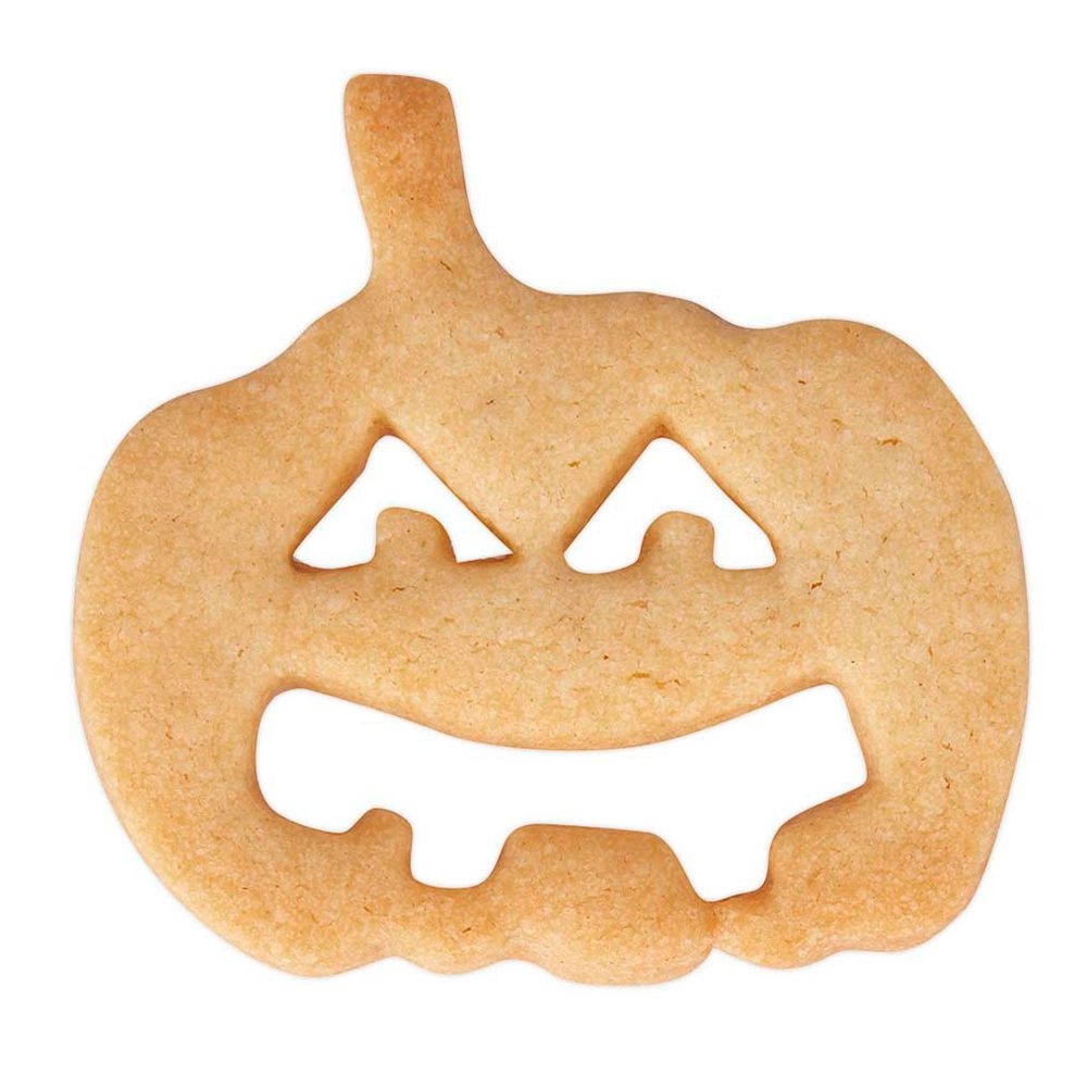Städter - Prägeausstecher Kürbis mit Gesicht / Halloweenkürbis - 6,5 cm