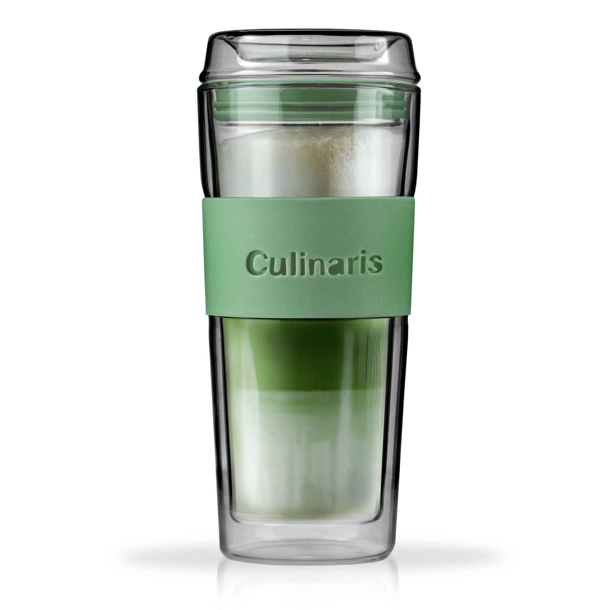 Glass mug - portare - 420 ml - mint | Culinaris Glass mug - portare - 420 ml - mint | Culinaris