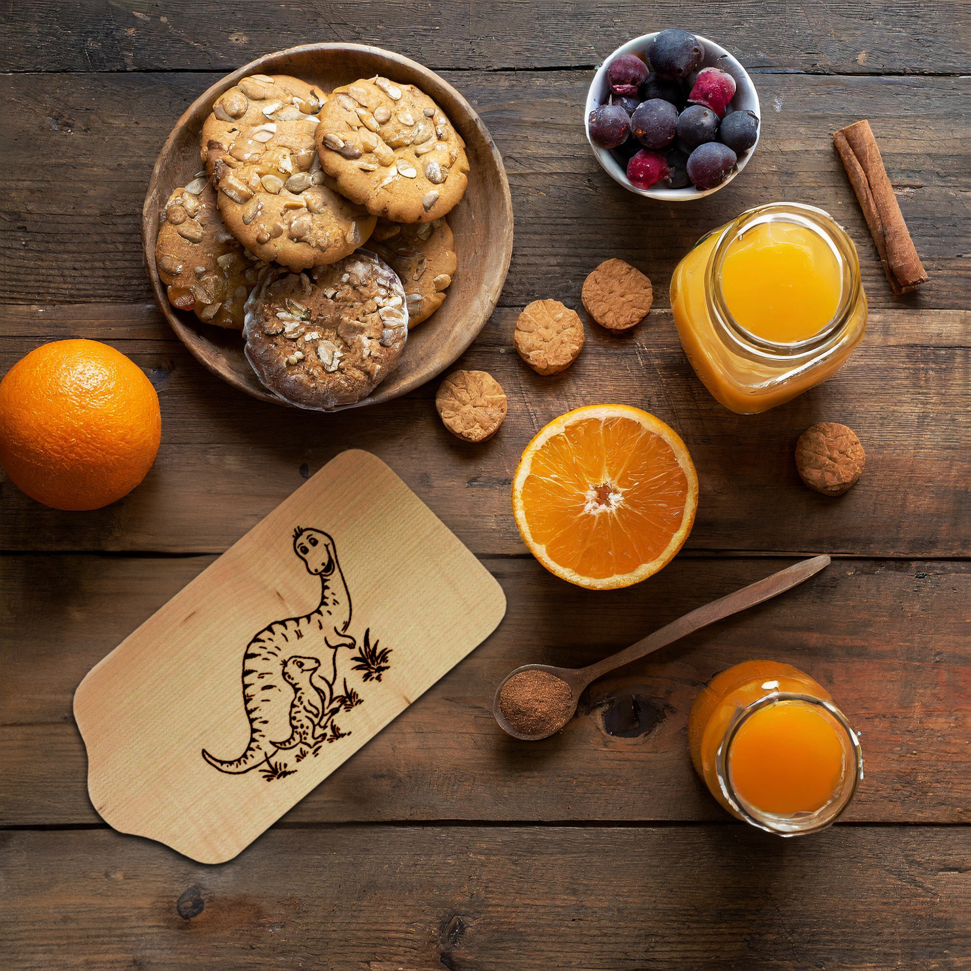 Culinaris - Breakfast board - maple wood - dinos
