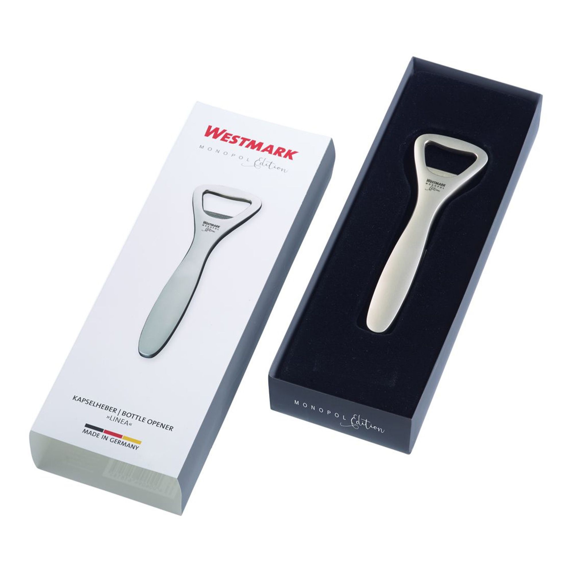 Westmark - Bottle opener »Linea« Premium Edition, satin-finished