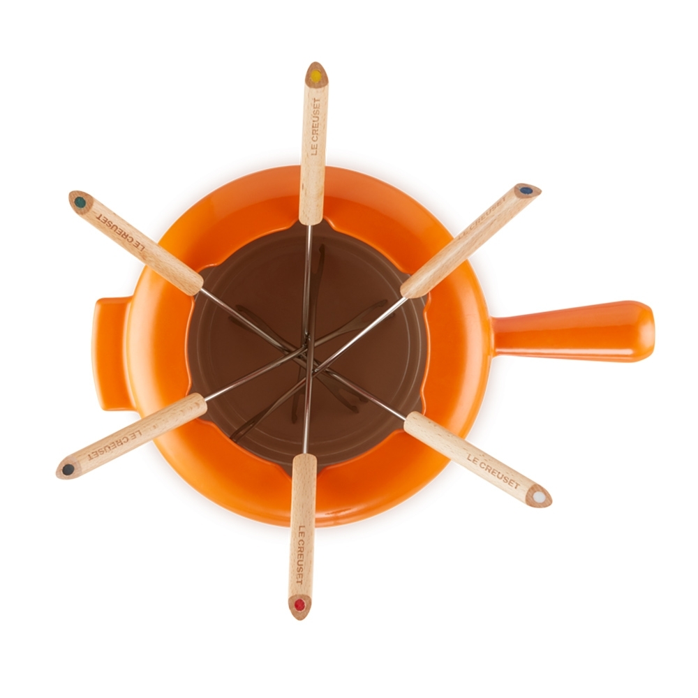 Le Creuset - Cheese & Meat Fondue-Set