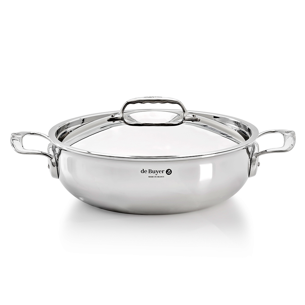 de Buyer - Sauté pan with lid Ø 28 cm - AFFINITY de Buyer - Sauté pan with lid Ø 28 cm - AFFINITY