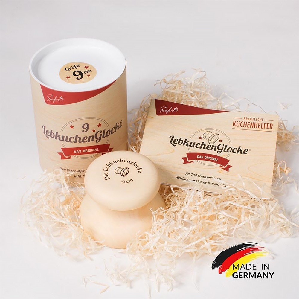 Seifert's kitchen helpers - gingerbread bell 9 cm Seifert's kitchen helpers - gingerbread bell 9 cm