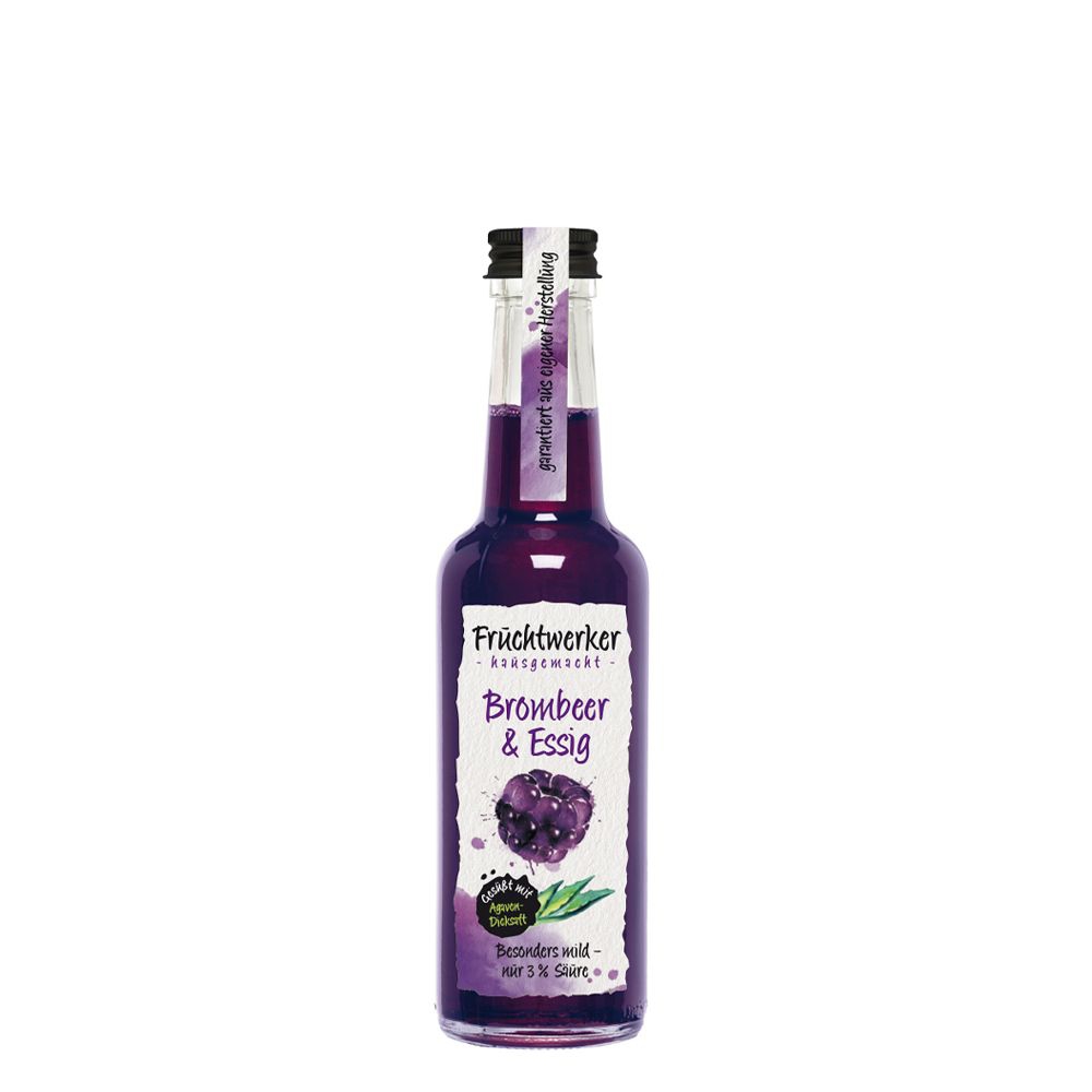 Fruchtwerker - Fruit Vinegar Blackberry & Vinegar 250 ML