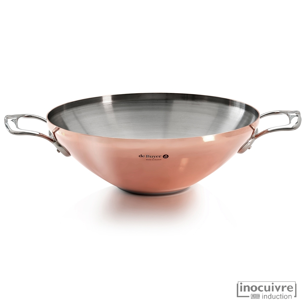 de Buyer - Copper WOK 32 cm - Prima Matera de Buyer - Copper WOK 32 cm - Prima Matera