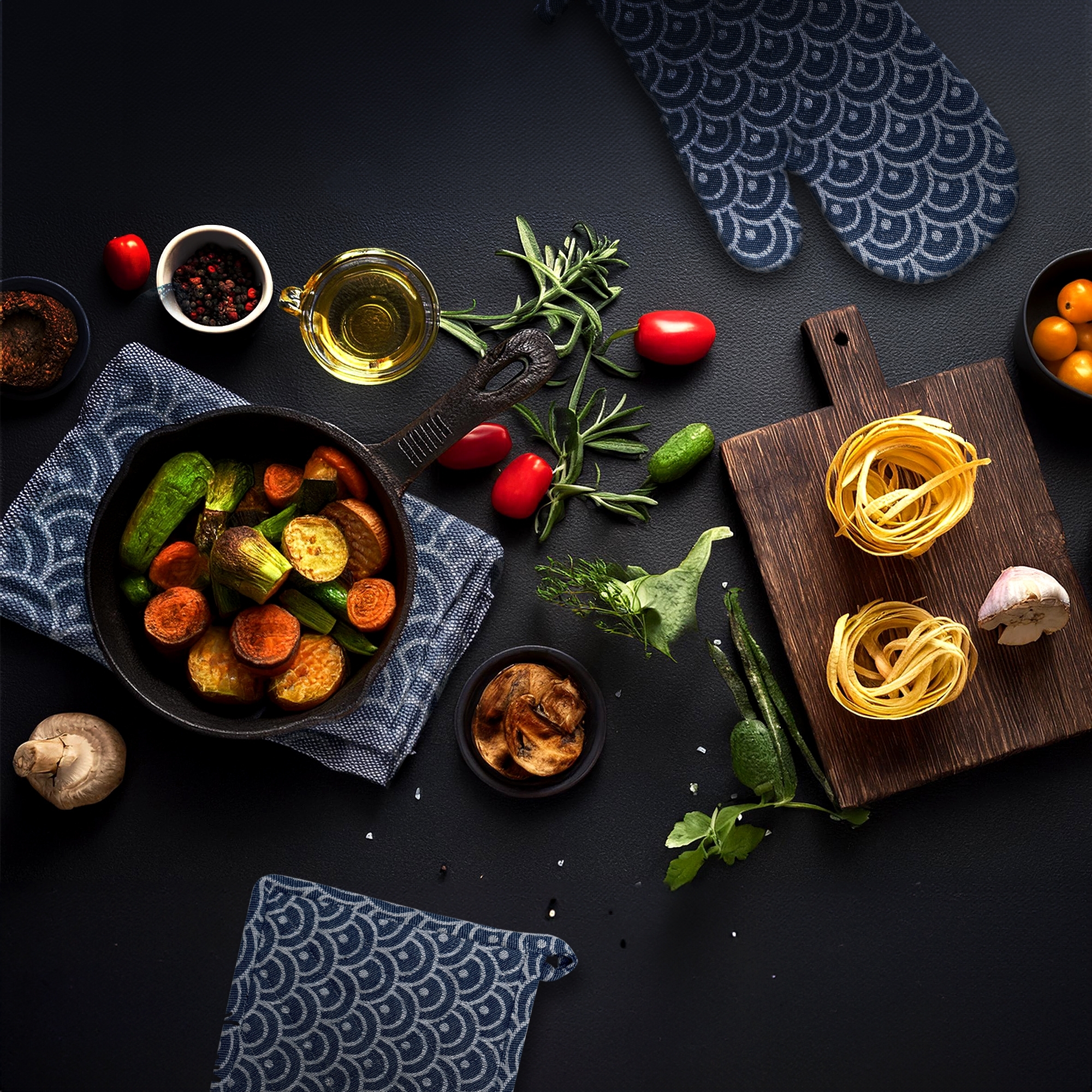 Dish towel - Blue Peacock | Culinaris Dish towel - Blue Peacock | Culinaris