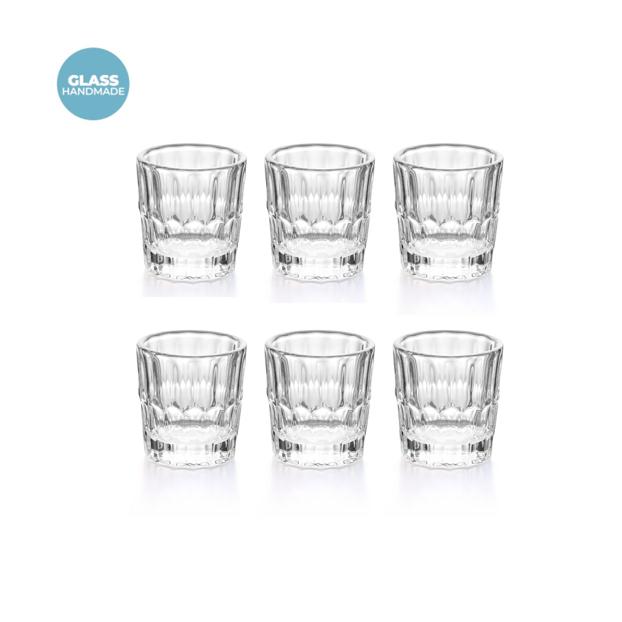 Guzzini - Set of 6 shot glasses ‘Vanity’ - Transparent