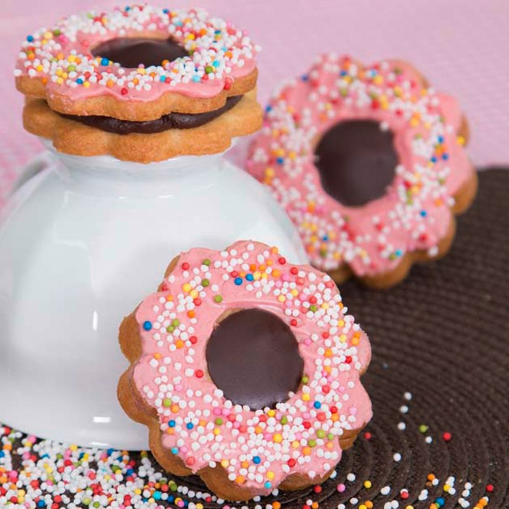 Städter - Cookie Cutter Rosette corrugated - 6 cm