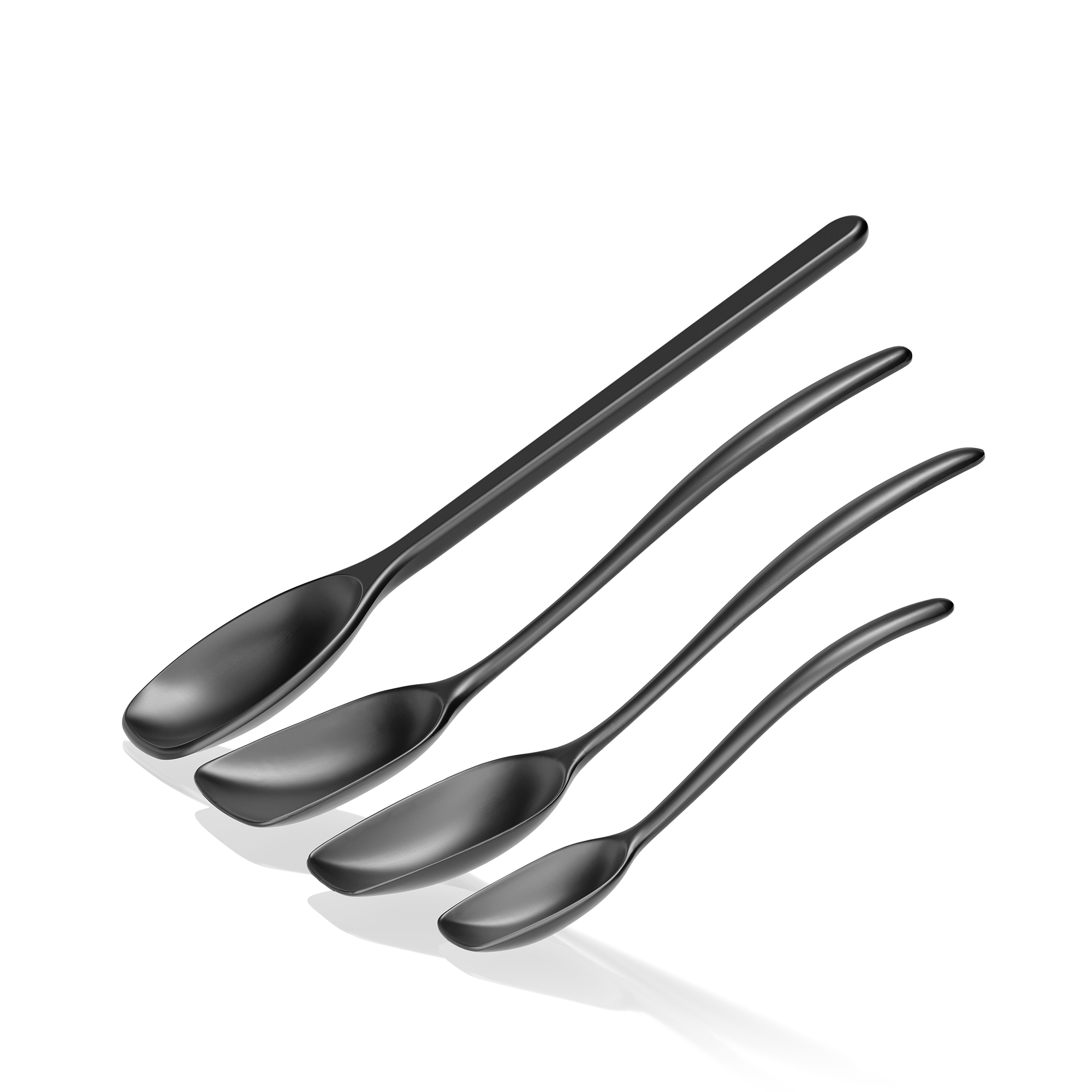 Rosti - Rührlöffelset 4 Teile - NEW Classic - Schwarz