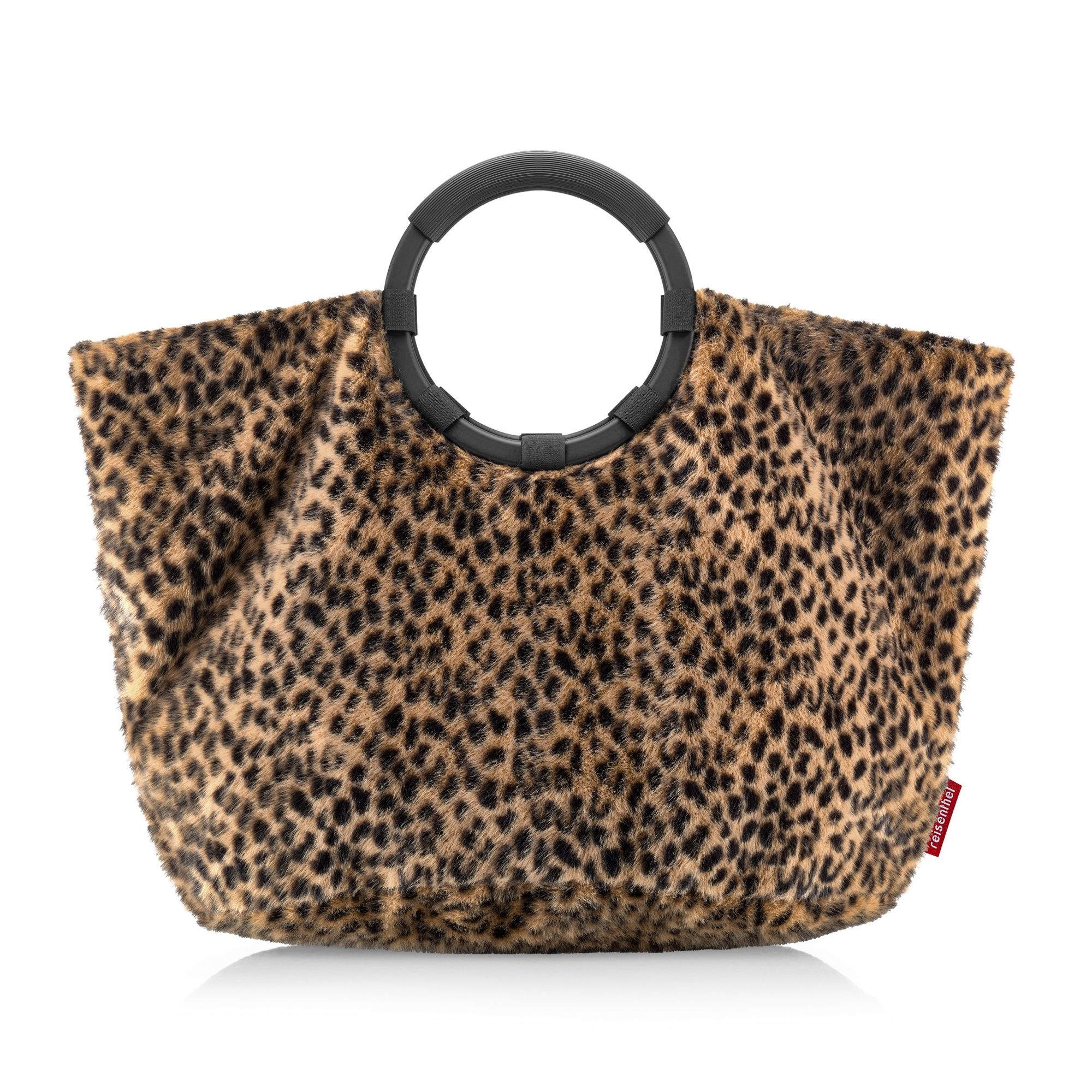 reisenthel - loopbag hobo - leo fake fur