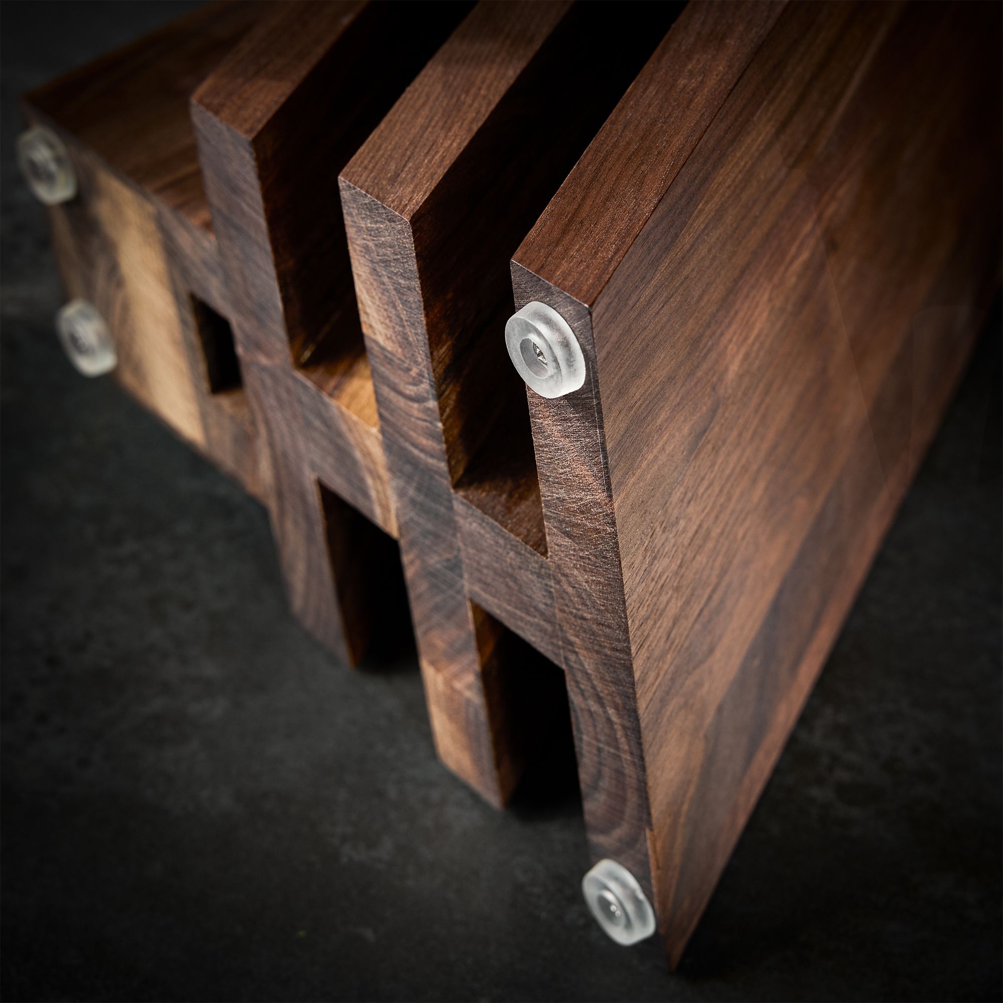 Gefu - ENNO magnetic knife block, fan design