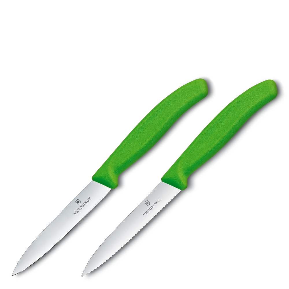 Victorinox - Swiss Classic vegetable knife set of 2, 10 cm, green