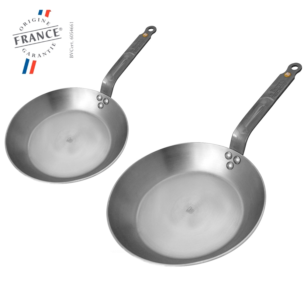 de Buyer - Mineral B Eisenpfanne 24 + 28 cm de Buyer - Mineral B Eisenpfanne 24 + 28 cm