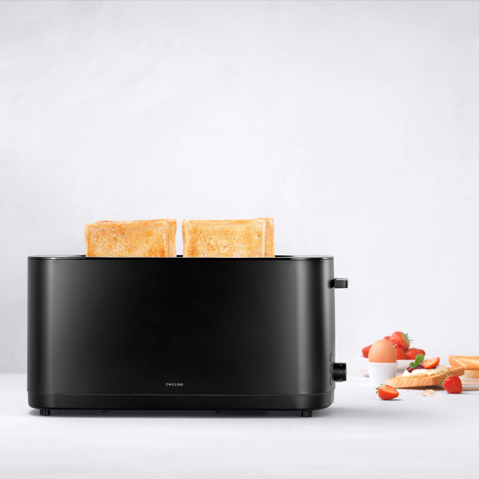 ZWILLING - Toaster with bread roll attachment | ENFINIGY | 2 slots lang | black ZWILLING - Toaster with bread roll attachment | ENFINIGY | 2 slots lang | black