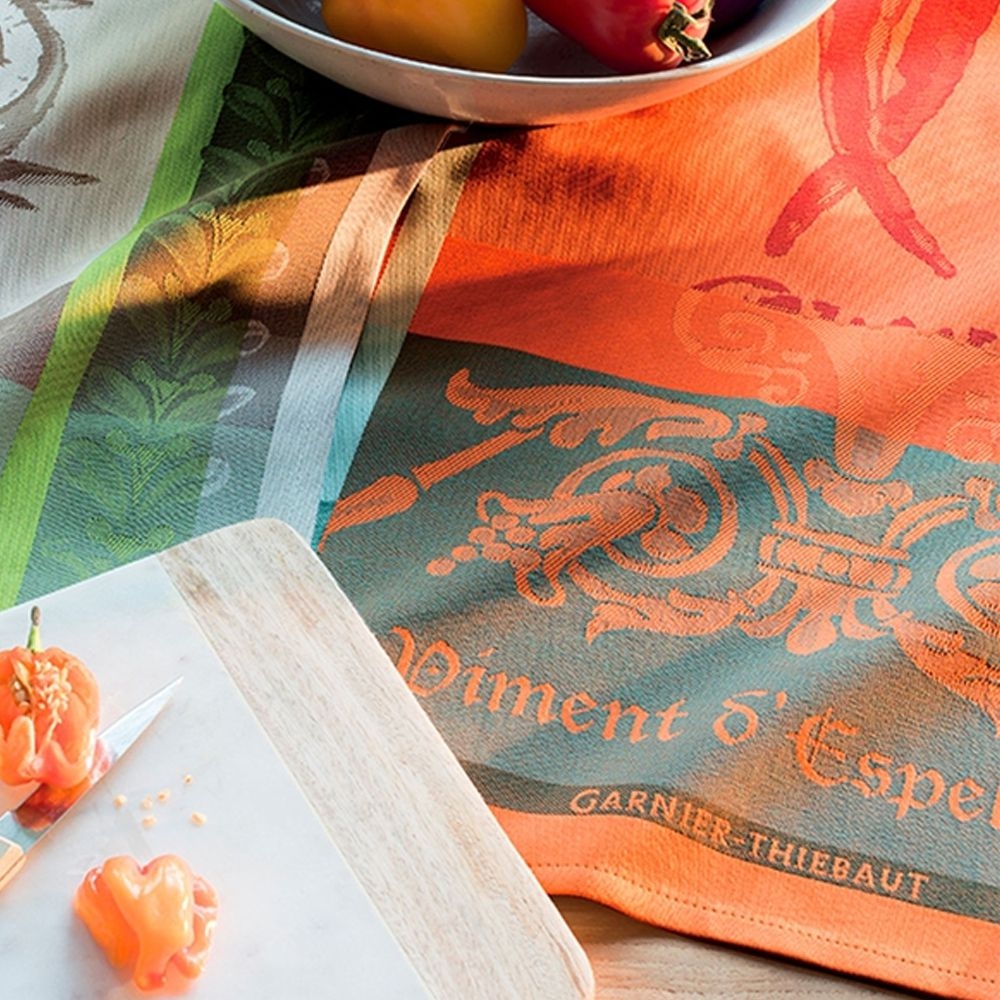 Garnier-Thiebaut Geschirrtuch - Piment D'Espelette Epices Garnier-Thiebaut Geschirrtuch - Piment D'Espelette Epices