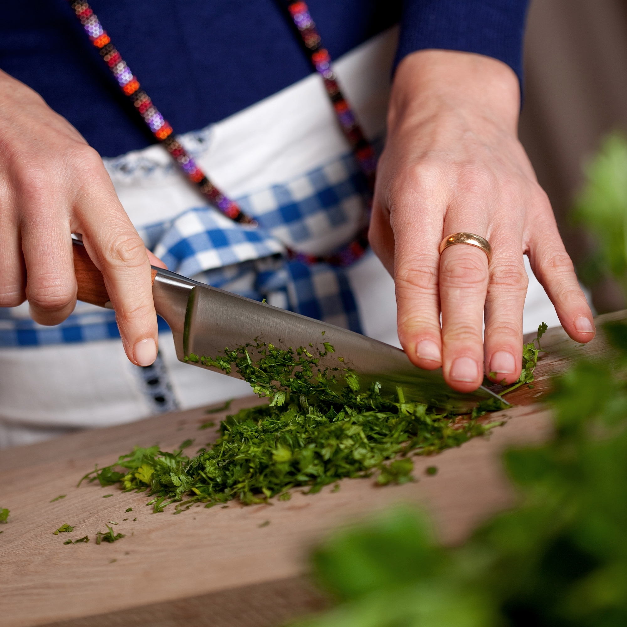 Pott - Sarah Wiener - Chef Knife 15 cm - Plum Wood Pott - Sarah Wiener - Chef Knife 15 cm - Plum Wood