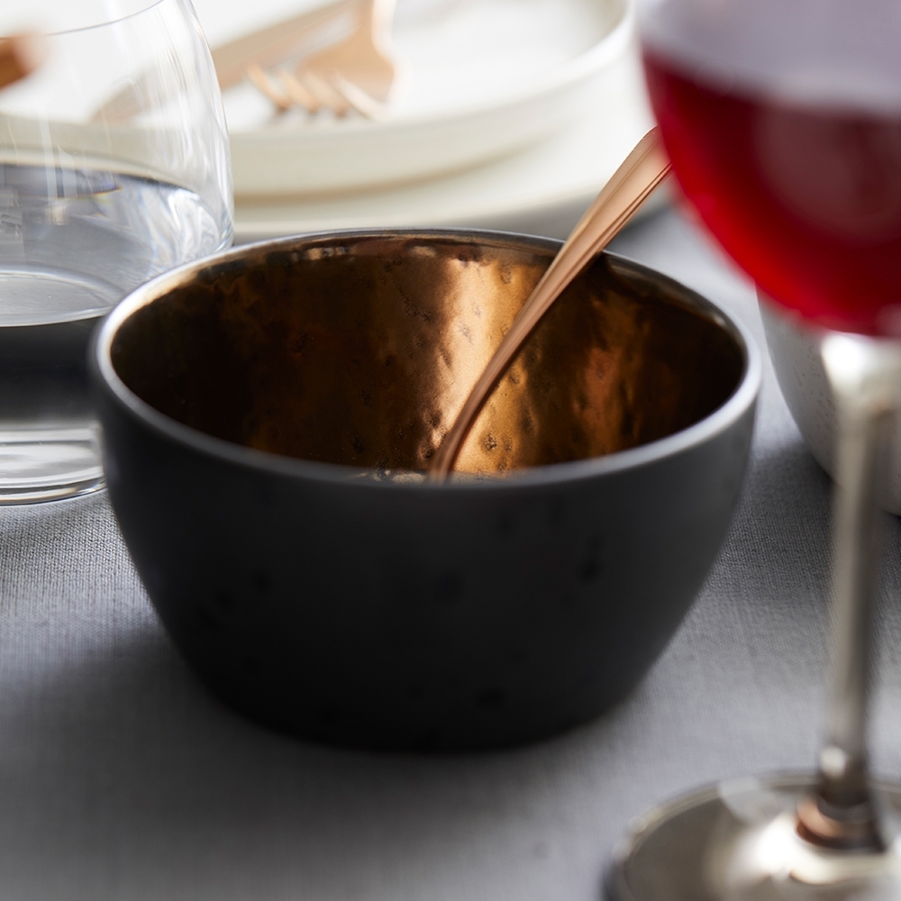 Bitz - Bowl - 10 cm - black/bronze Bitz - Bowl - 10 cm - black/bronze