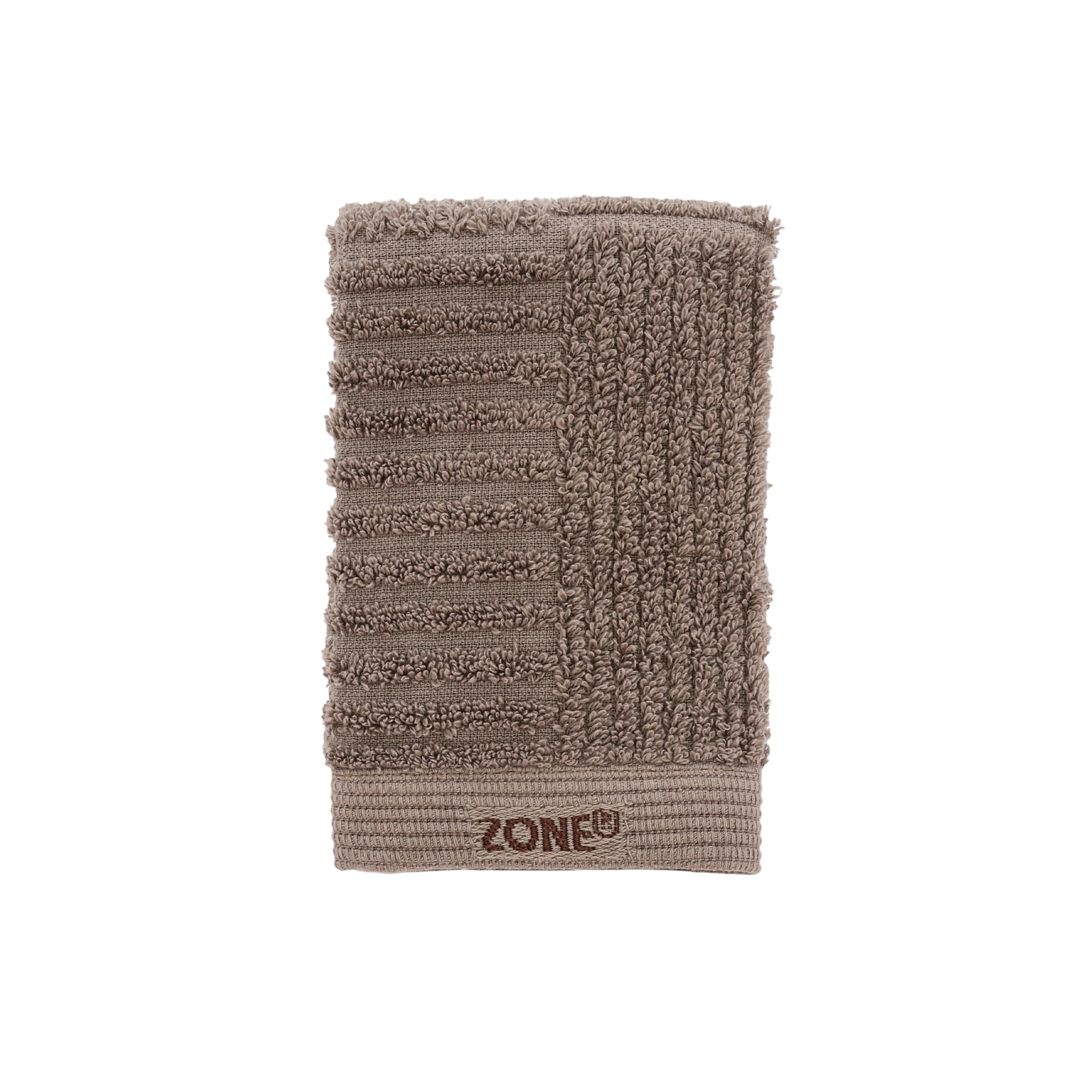 Zone - Classic Waschlappen - 30 x 30 cm - Taupe