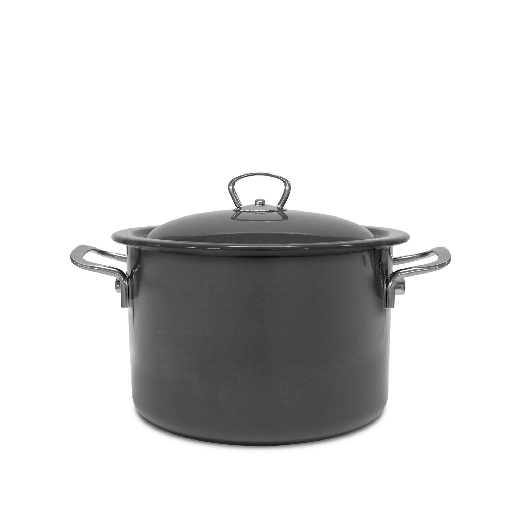 Riess - Cooking pot with enamel lid Dark Grey 20cm, 4L - Limited Edition Riess - Cooking pot with enamel lid Dark Grey 20cm, 4L - Limited Edition