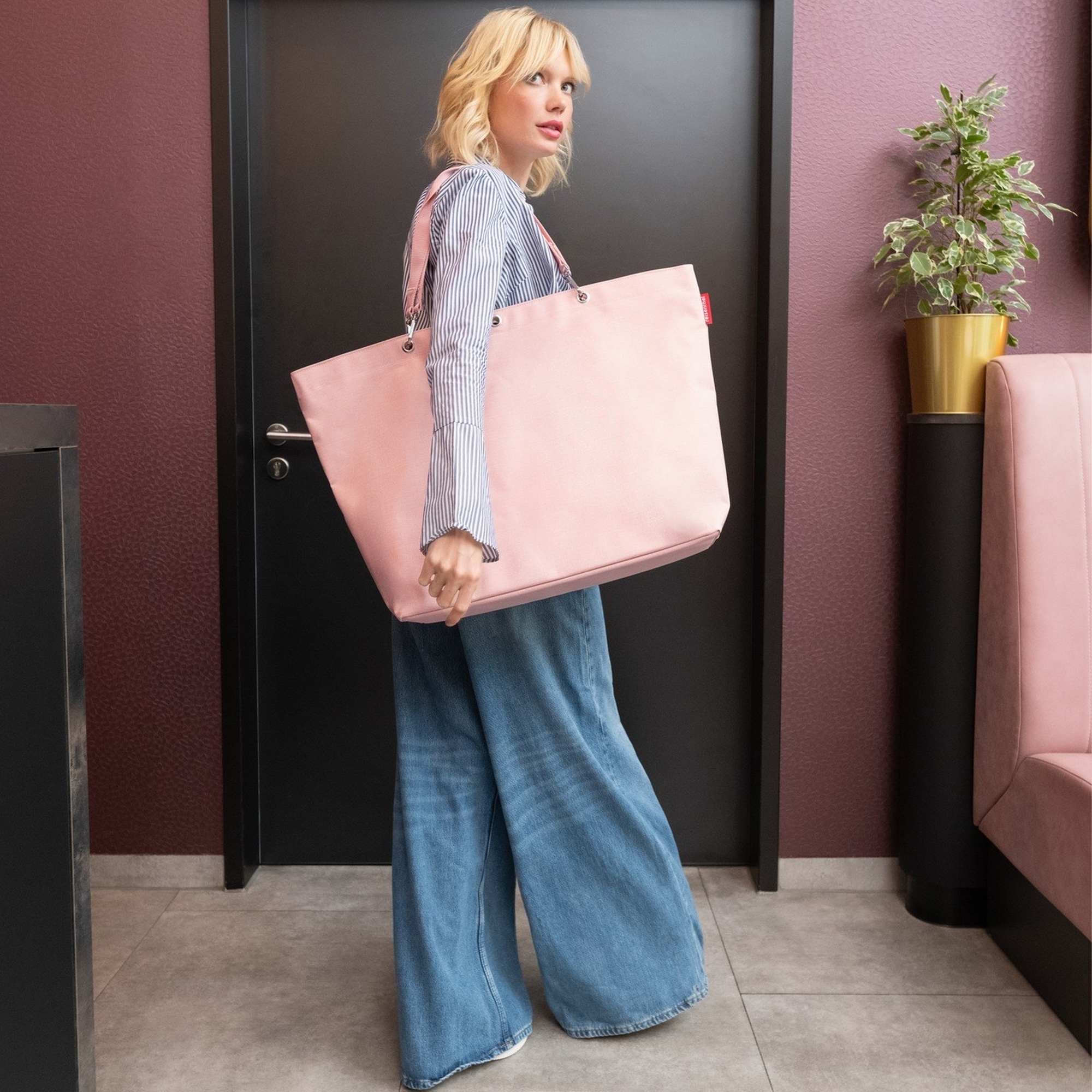 reisenthel - shopper XL -  twist blush